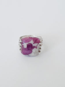 Between Lines 925 Sterling Silver Ring US Size 7-7.5