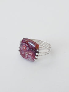 Between Lines 925 Sterling Silver Ring US Size 7-7.5