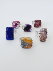 Between Lines 925 Sterling Silver Ring US Size 7-7.5
