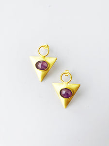 Goddess Intuition 18K Gold Plated Earrings