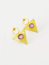 Load image into Gallery viewer, Goddess Intuition 18K Gold Plated Earrings
