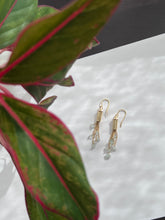 Load image into Gallery viewer, Aquamarine Waterfall Earrings
