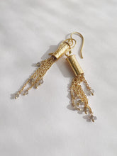 Load image into Gallery viewer, Lab Waterfall Earrings
